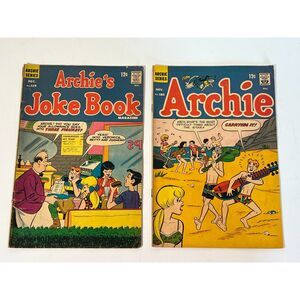 Vintage Comic Book Set - Archie’s Joke Book No.‎ 119 & Archie Book No. 186